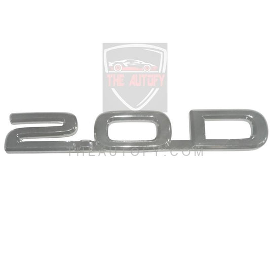 Toyota Corolla 2.OD Chrome Logo Monogram - THEAUTOFY.COM