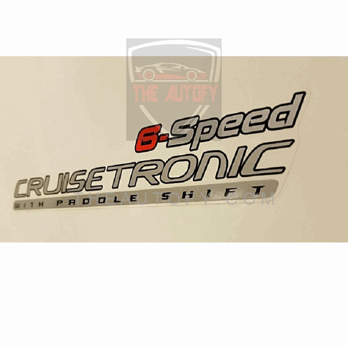 6-Speed CRUISETRONIC Sticker Logo | Monogram - THEAUTOFY.COM