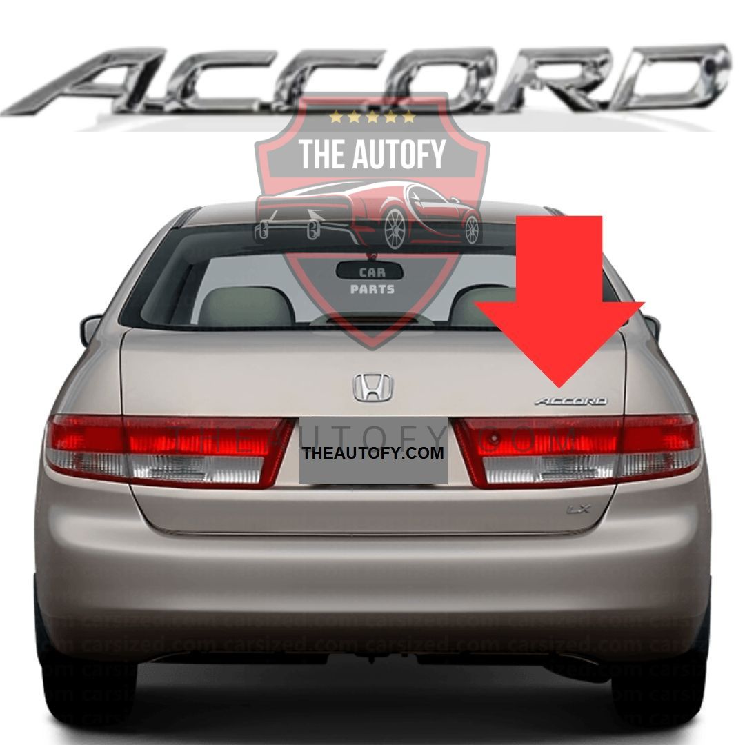 Honda Accord Trunk Logo Emblem - Model 2002-2007