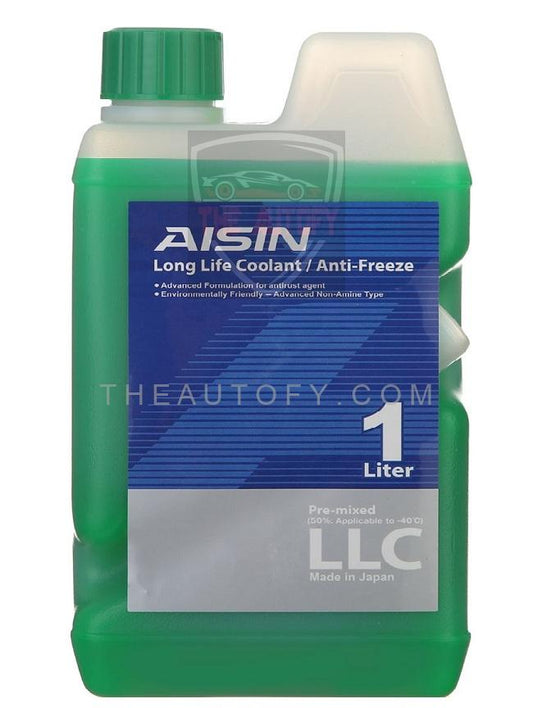 Aisin Long Life & Anti Freeze Coolant (Green) – 1Litre - THEAUTOFY.COM