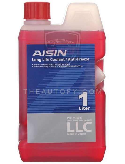 Aisin Long Life & Anti Freeze Coolant (Red) – 1Litre - THEAUTOFY.COM