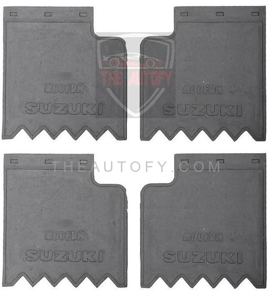 Suzuki Bolan Mud Flaps 4pcs - Model 1988-2023 - THEAUTOFY.COM