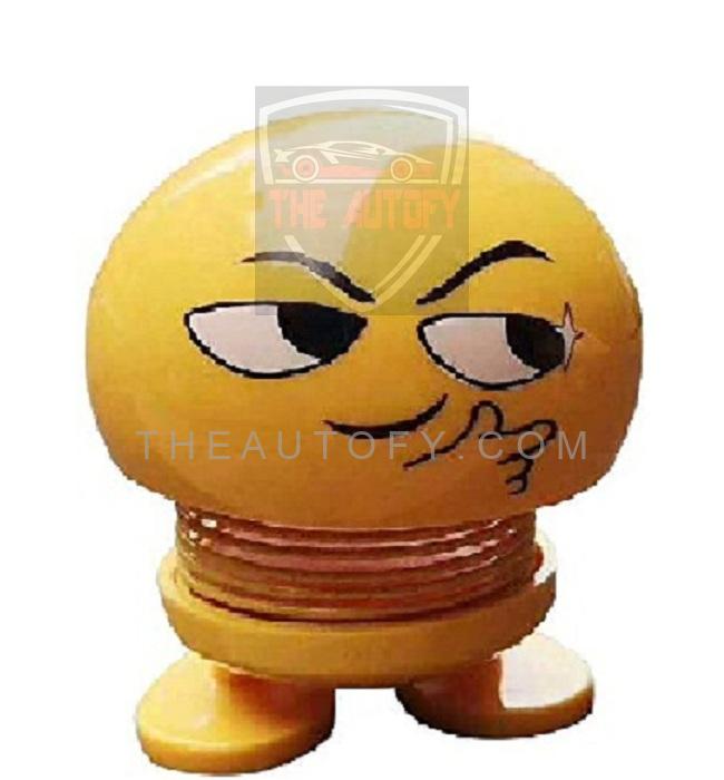 Bouncing Car Dashboard Smileys Emoji Emoticon - A