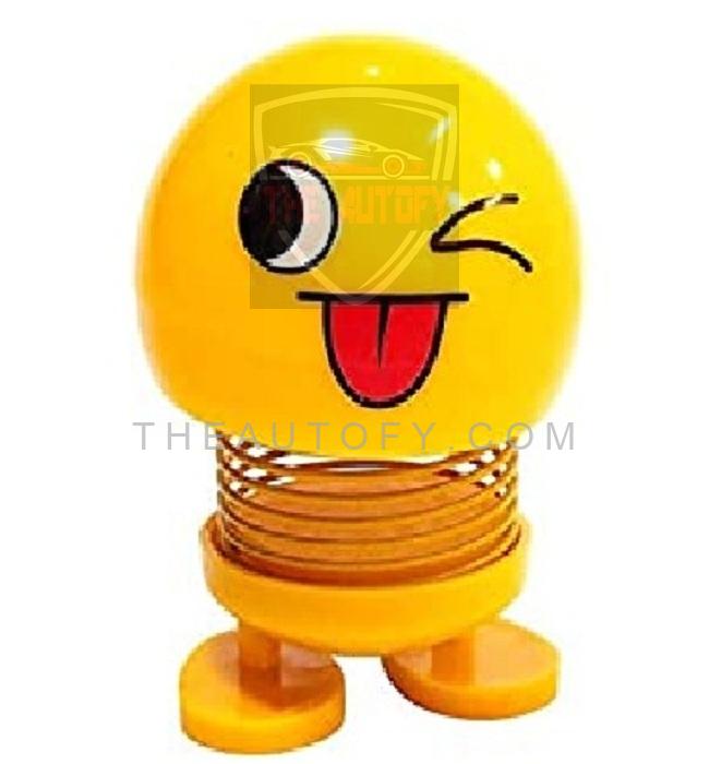 Bouncing Car Dashboard Smileys Emoji Emoticon - C
