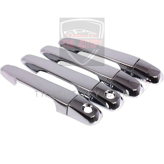 Honda City Chrome Door Handle Covers 4pcs - Model 2009-2021 - THEAUTOFY.COM