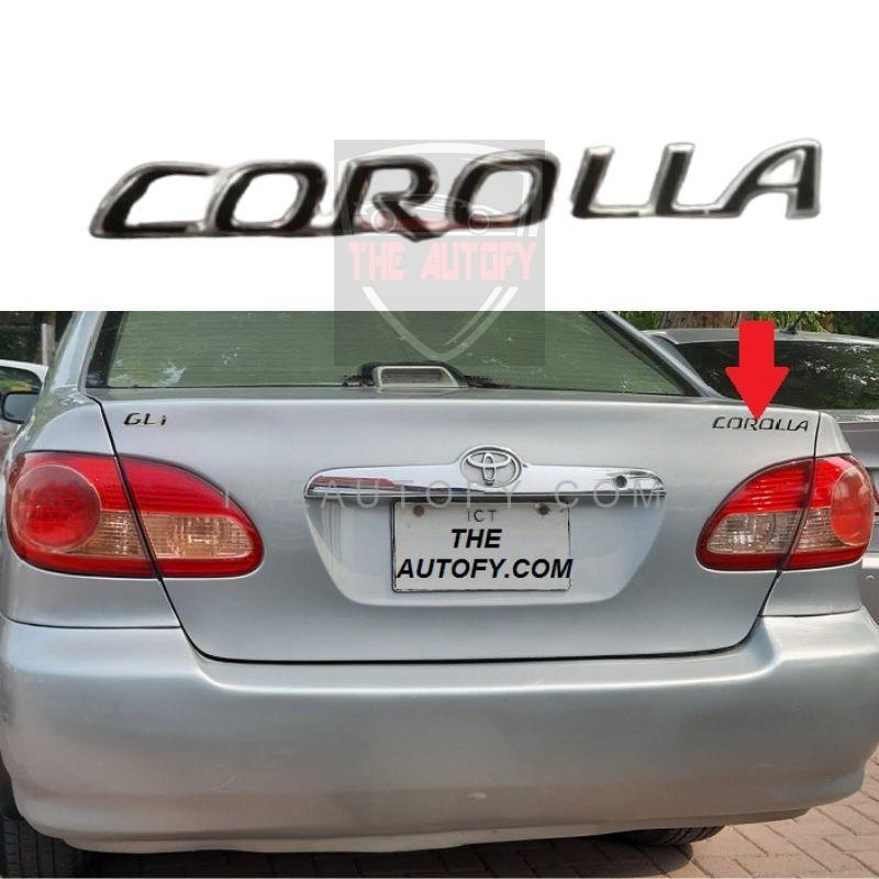 Corolla Sticker Logo For XLI GLI SE 2.OD 2002-2008