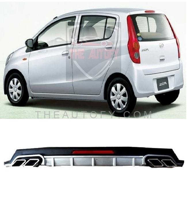 Dihatsu Mira Rear Bumper Diffuser - Model 2006-2011