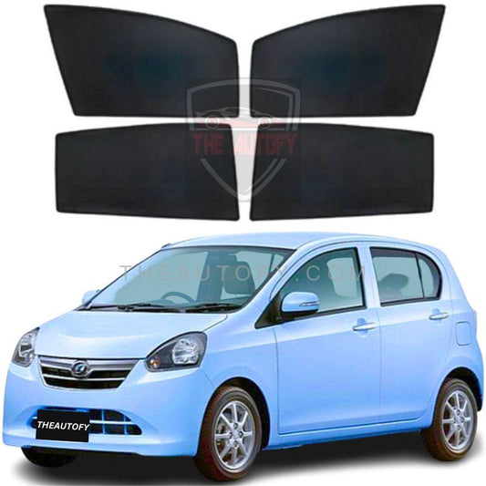 Daihatsu Mira e:s Side Sun Shades 4pcs - Model 2011-2017 - THEAUTOFY.COM