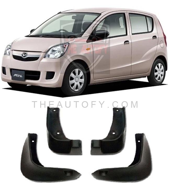 Daihatsu Mira Mud Flaps 4pcs - Model 2006-2011
