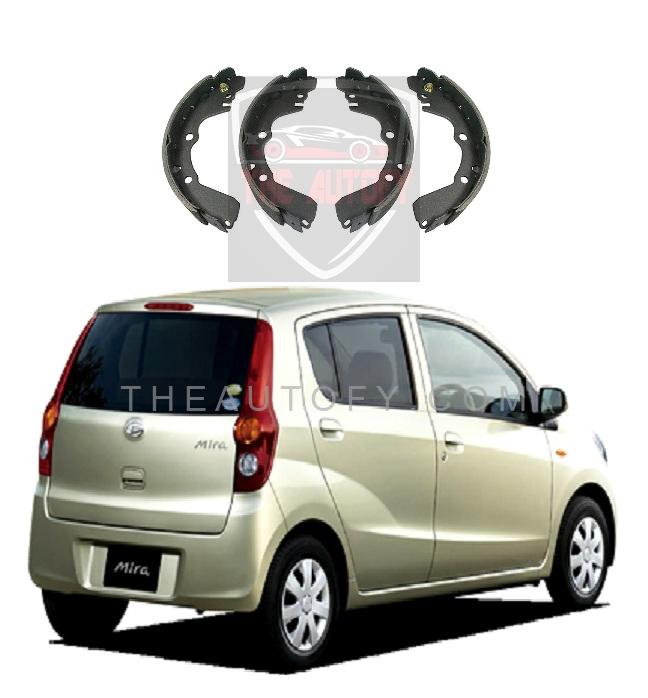 Daihatsu Mira Rear Brake Shoe - Model 2006-2011