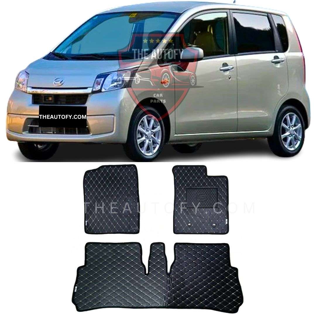 Daihatsu Move Floor Mats - Model 2011-2014 - THEAUTOFY.COM
