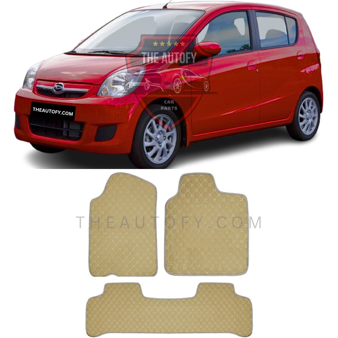 Daihatsu Mira Floor Mats - Model 2006-2011 - THEAUTOFY.COM