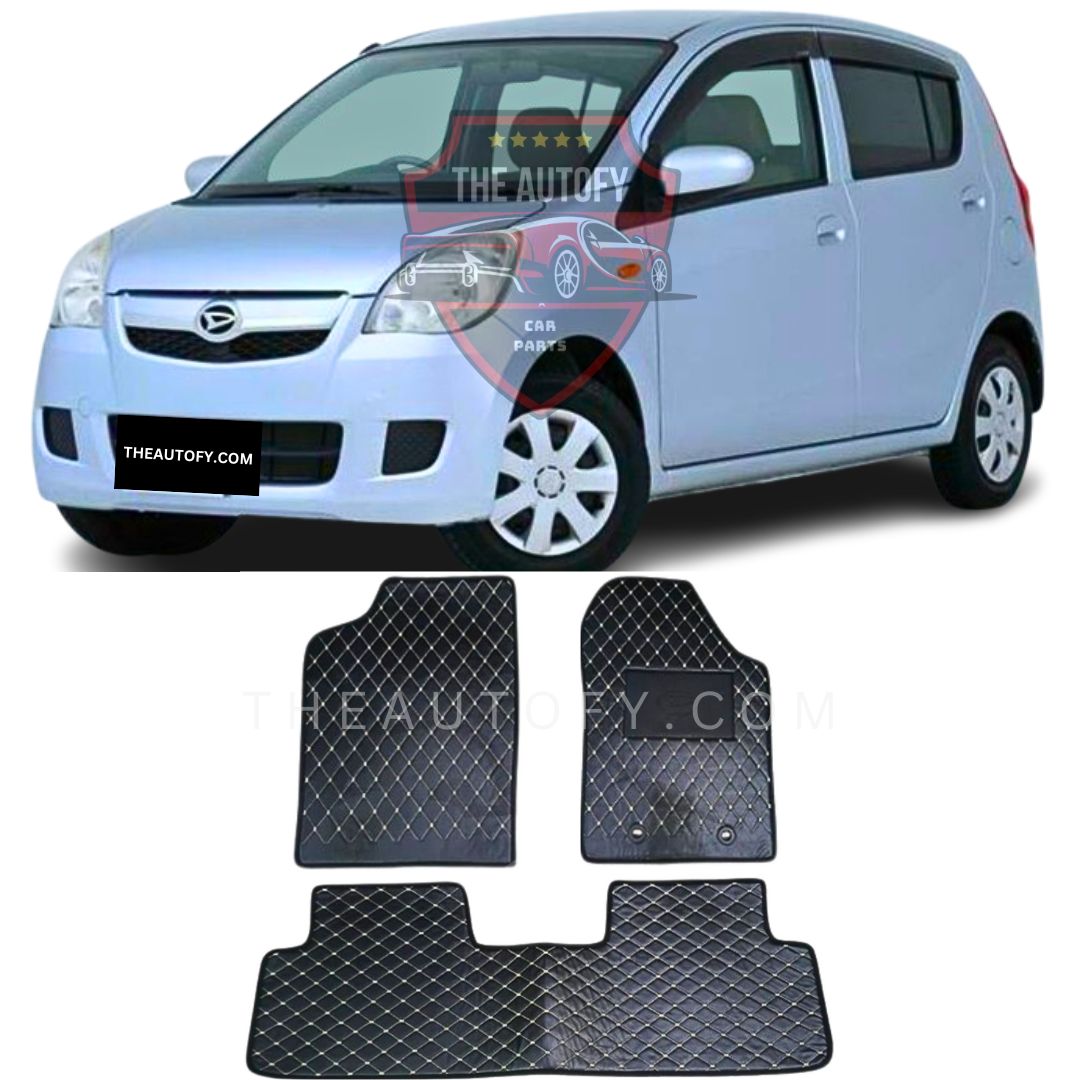 Daihatsu Mira Floor Mats - Model 2006-2011 - THEAUTOFY.COM