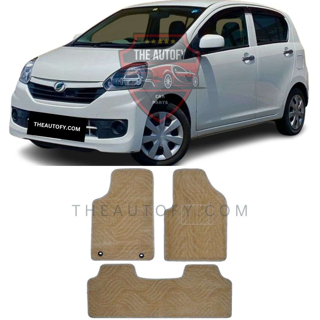 Daihatsu Mira e:s Floor Mats - Model 2011-2017 - THEAUTOFY.COM