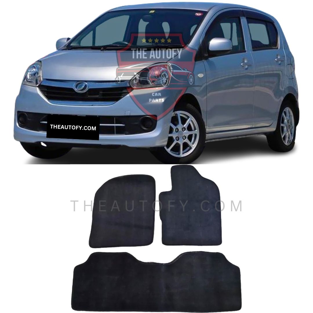 Daihatsu Mira e:s Floor Mats - Model 2011-2017 - THEAUTOFY.COM
