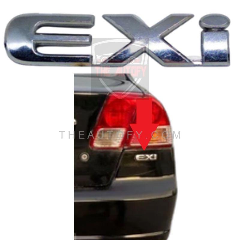 exi chrome digi monogram for civic