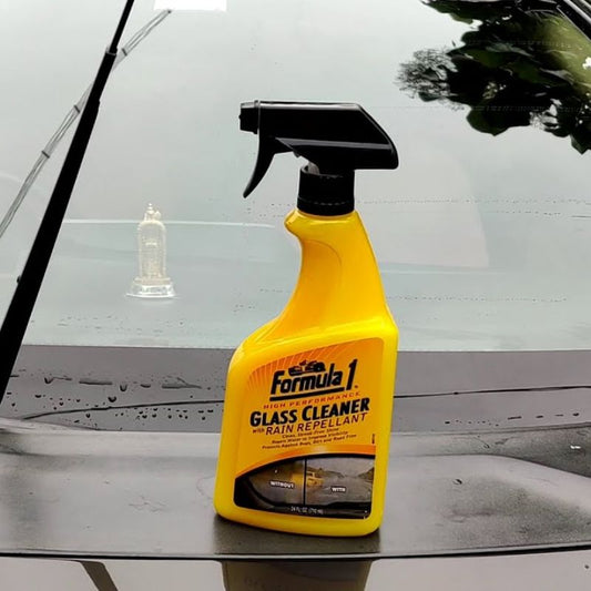 Formula 1 Glass Cleaner with Rain Repellent - 710ML - THEAUTOFY.COM