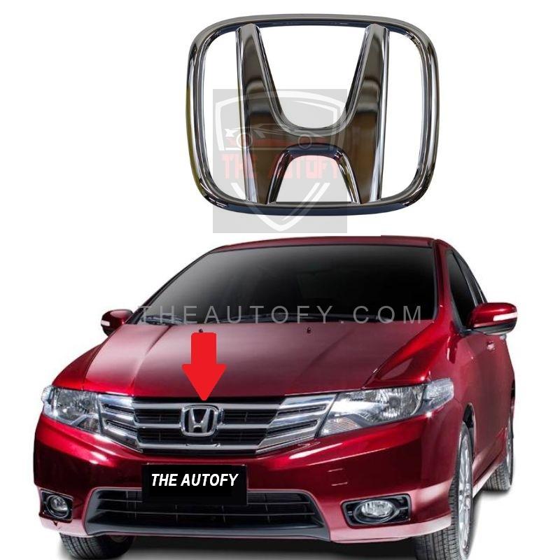 Honda City Front Grill Logo - Model 2009-2021 - THEAUTOFY.COM