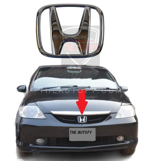 Front Grill Honda Logo For City 2003-2006 - THEAUTOFY.COM