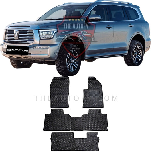 GWM_Tank_500_7D_Flat_Rexine_Floor_Mats_Set_Black