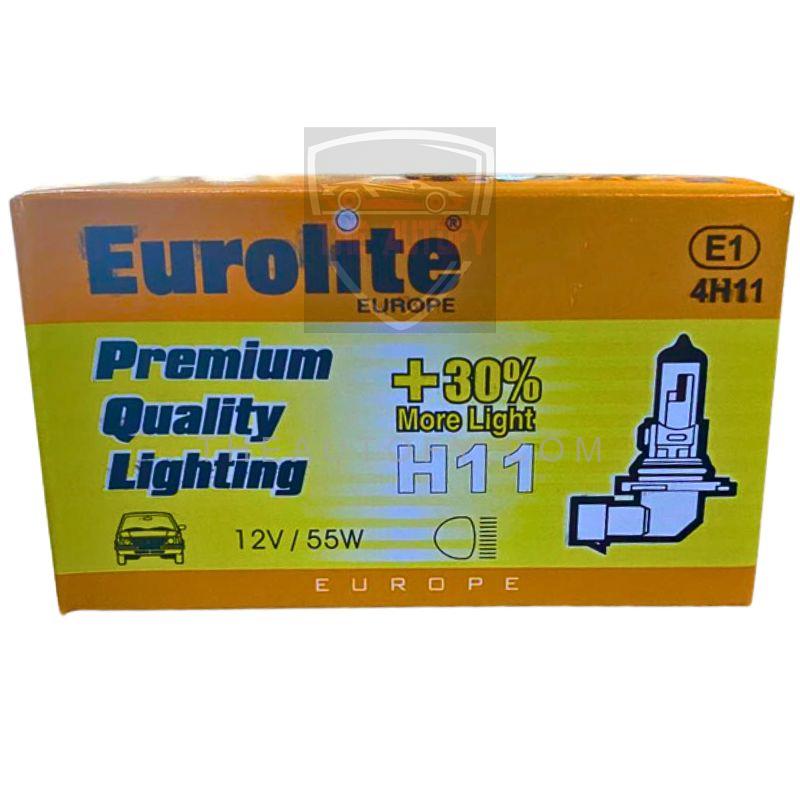 Headlight Halogen H11 Eurolite Bulb Yellow - Set of 2 Pcs