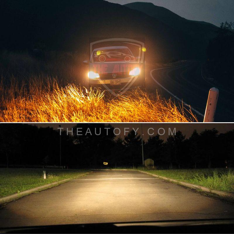 Headlight Halogen H4 Eurolite Bulb Yellow 90W - Set of 2 Pcs