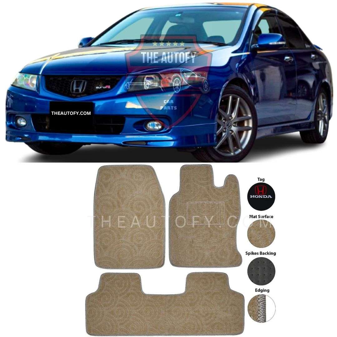 Honda Accord Floor Mats - Model 2002-2007 - THEAUTOFY.COM
