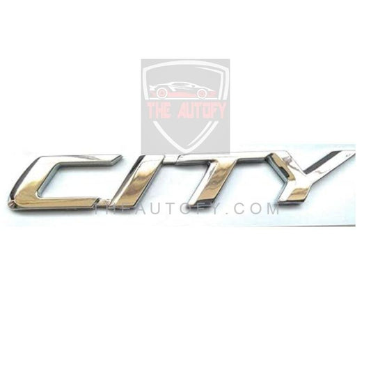Honda City Chrome Logo | Monogram Model 2009-2021 - THEAUTOFY.COM