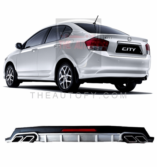 Honda City Rear Bumper Diffuser Diffuser - Model 2009-2021 - THEAUTOFY.COM