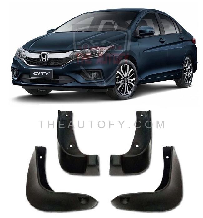 Honda City Mud Flaps 4pcs - Model 2021-2025