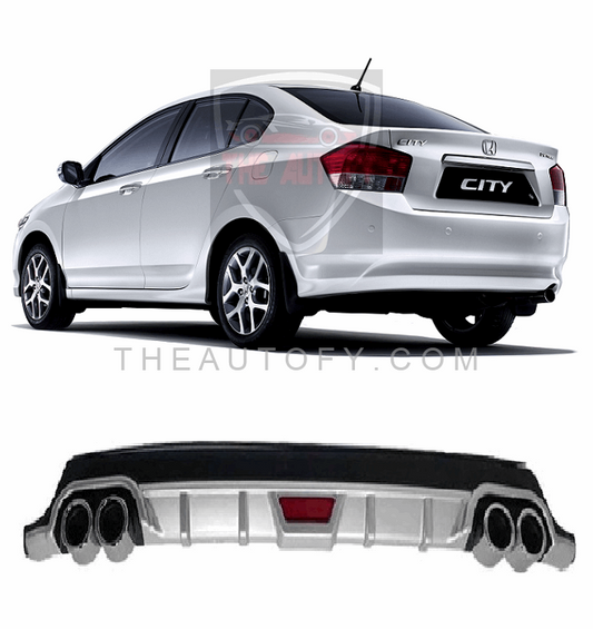 Honda City Rear Bumper Diffuser Diffuser - Model 2009-2021 - THEAUTOFY.COM