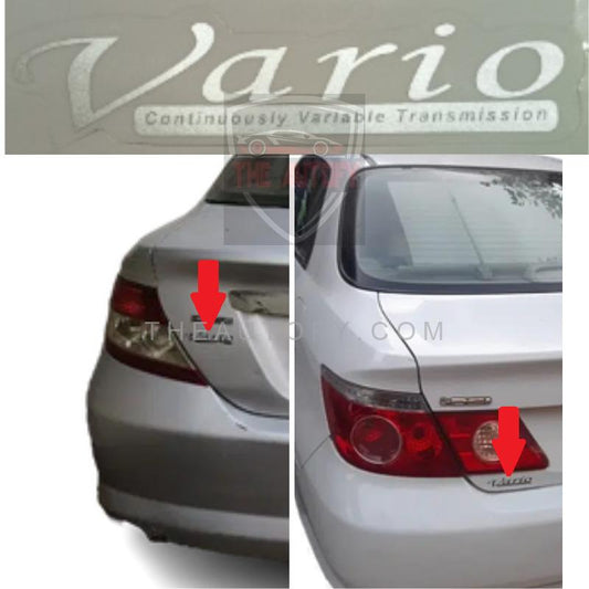 Honda City VARIO Logo Sticker Model 2003-2009 - THEAUTOFY.COM