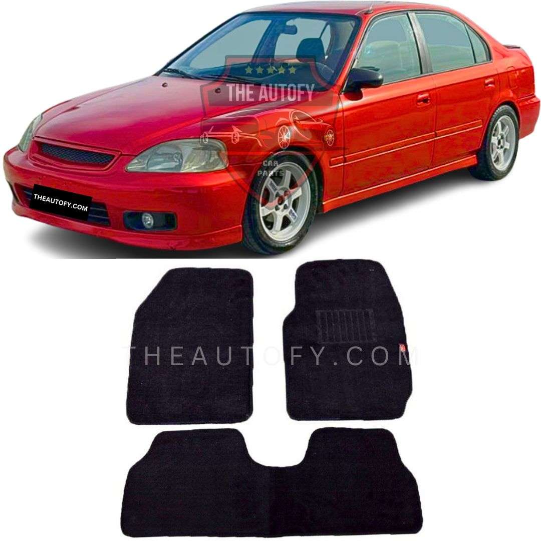 Honda Civic Floor Mats - Model 1996-2001 - THEAUTOFY.COM