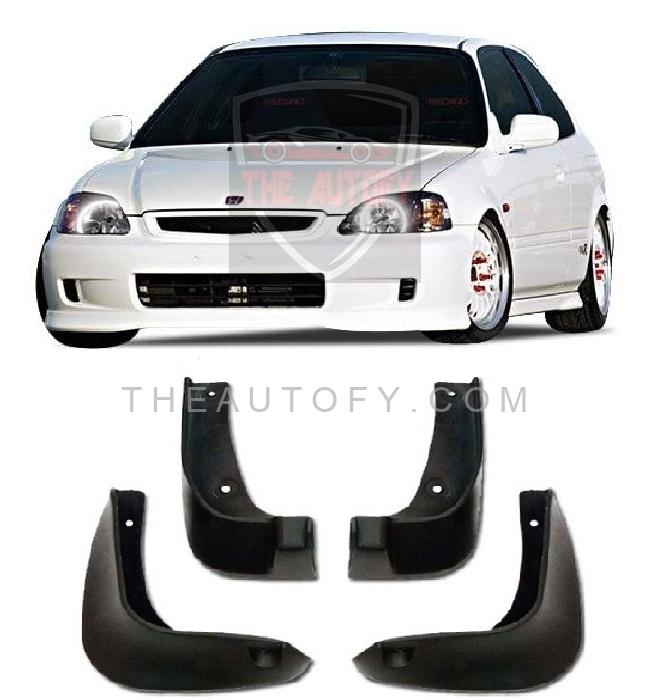 Honda Civic Mud Flaps 4pcs - Model 1996-2001