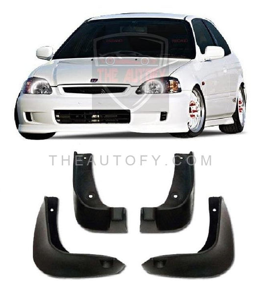 Honda Civic Mud Flaps 4pcs - Model 1996-2001 - THEAUTOFY.COM
