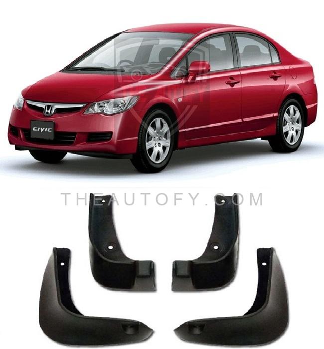 Honda Civic Mud Flaps 4pcs - Model 2006-2012