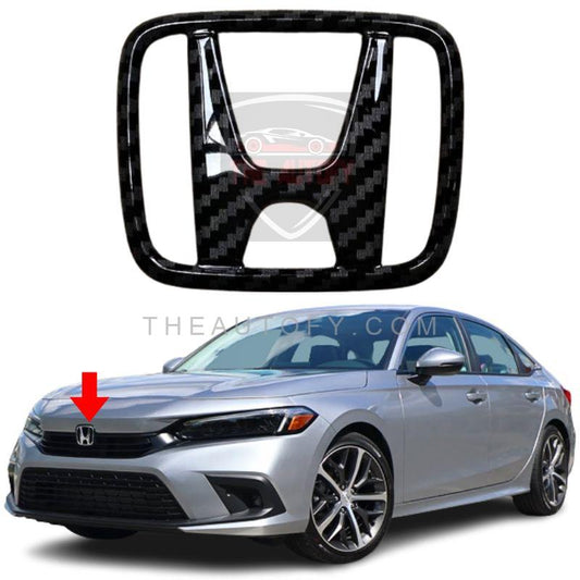 Honda Civic Front Logo Monogram – Model 2022-2025 - THEAUTOFY.COM