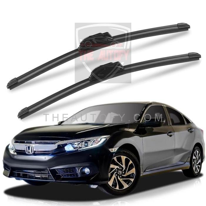 Honda Civic Windshield Wiper Blades 2pcs - Model 2016-2022 - THEAUTOFY.COM