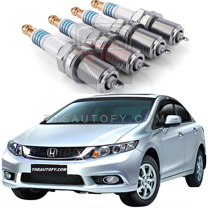 Honda Civic Spark Plugs Set of 4pcs - Model 2012-2016 - THEAUTOFY.COM
