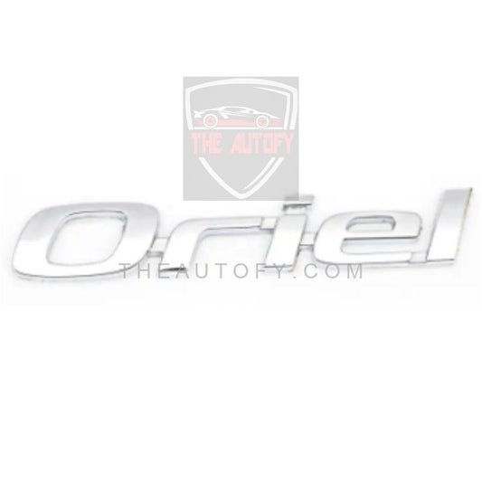 Honda Civic Oriel Chrome Matte Black Logo Model 2016-2022 - THEAUTOFY.COM