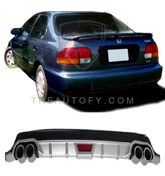 Honda Civic Rear Bumper Diffuser - Model 1996-2001 - THEAUTOFY.COM