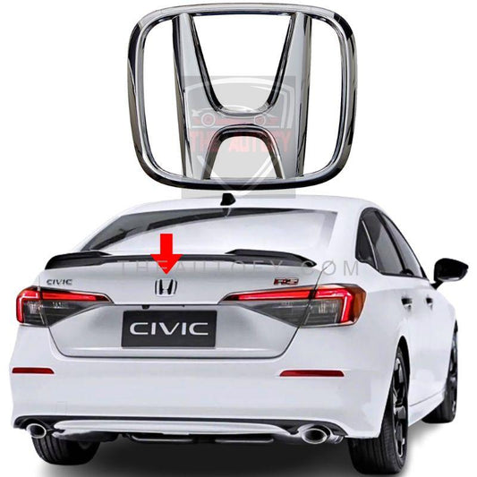 Honda Civic Rear Logo Monogram – Model 2022-2025 - THEAUTOFY.COM