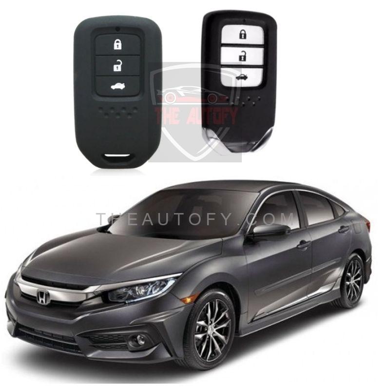 Honda Civic X Silicon key Cover - Model 2016-2022