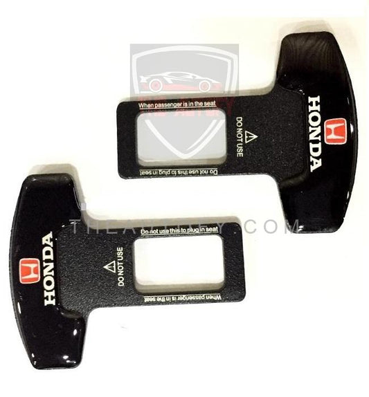 Honda Mini Seat Belt Clips | Safety Belt Buckles - 2pcs - THEAUTOFY.COM