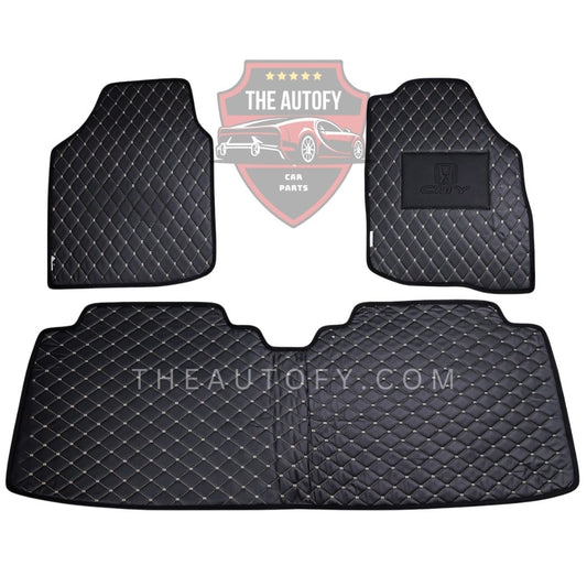 Honda City 7D Flat Floor Mats - Model 2009-2021