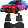 HondaCivic11thGen7DFlatFloorMats-Black