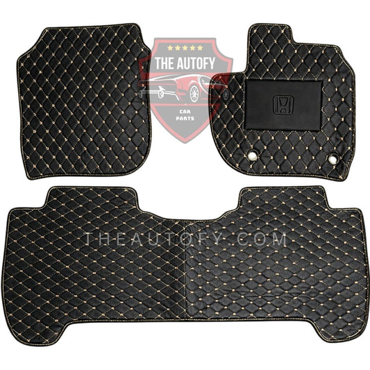 Honda Fit 7D Flat Floor Mats - Model 2007-2013