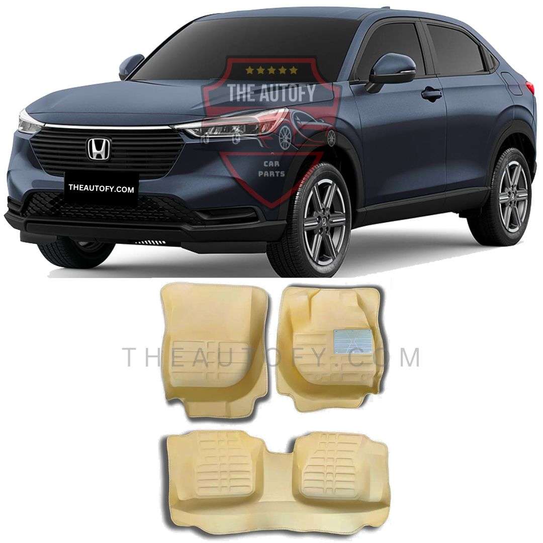 Honda HR-V Floor Mats - Model 2021-2025 - THEAUTOFY.COM