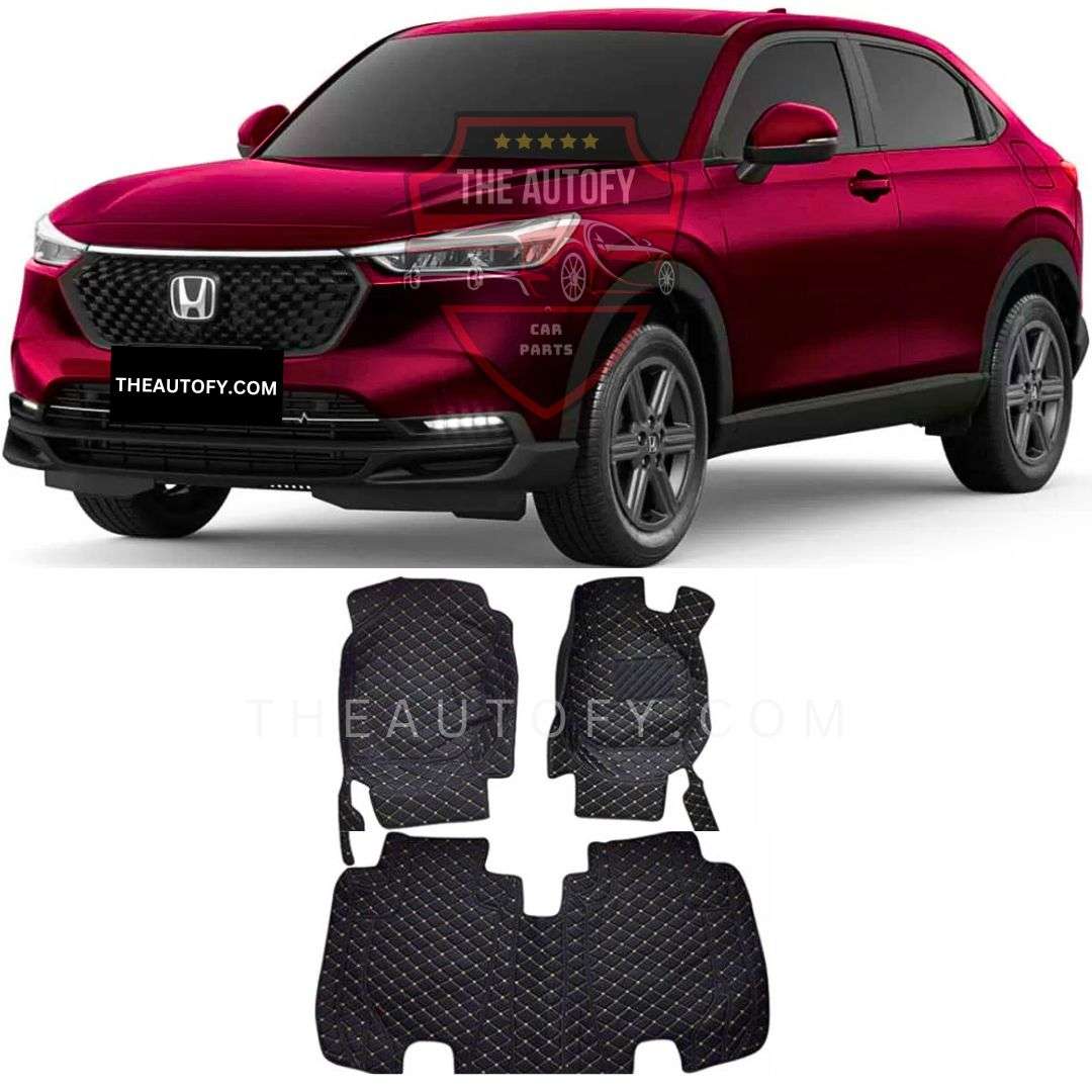 Honda HR-V Floor Mats - Model 2021-2025 - THEAUTOFY.COM