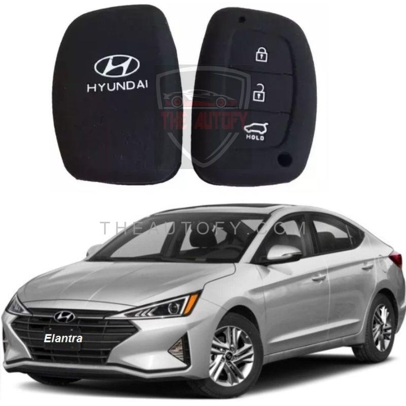 Hyundai Elantra Silicon Key Cover - Model 2021-2024